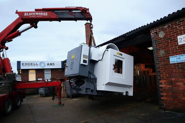 The arrival of the milling machine.