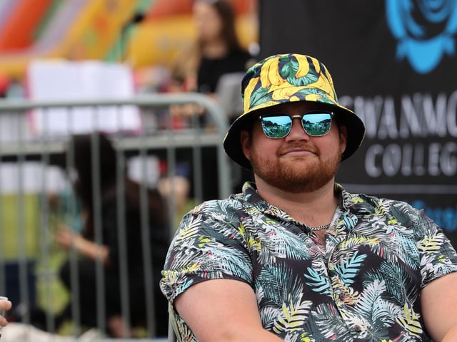 Pictured - Locals enjoying the entertainment. Photos by Alex Shute.
