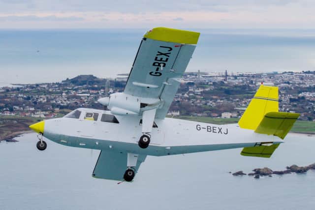 Britten Norman's islander, which was sold to American airline Great Lakes Air.