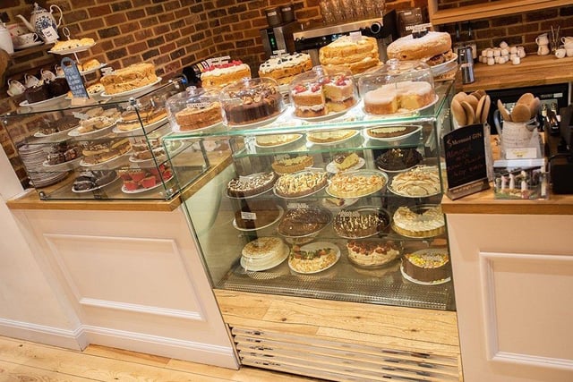 The cake counter at the Parade Tea Rooms in Southsea. The Tea Room received a 4.6 rating.