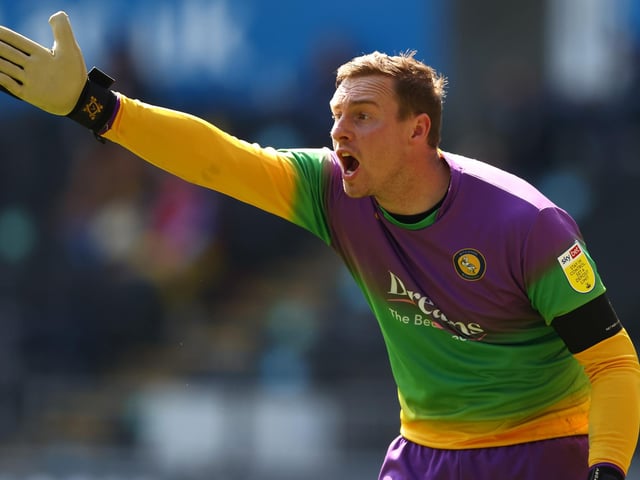Club: Wycombe; Age: 36; Appearances: 42; Clean sheets: 16; Goals conceded: 49; WhoScored rating: 6.86