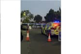 Police in Leominster Avenue in Paulsgrove on the evening of Saturday, June 13, 2021
Collision between escooter rider and VW Eos Sport 
Picture submitted
