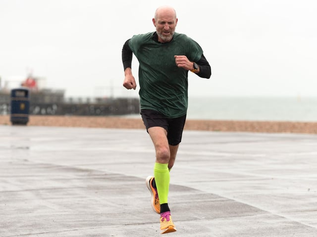 A competitor in the Southsea parkrun. Picture: Keith Woodland (010421-27)