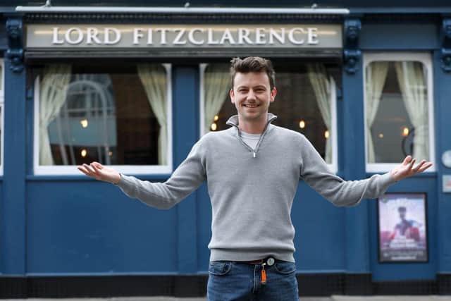 Adam Hughes, landlord of The Lord Fitzclarence pub in Osborne Road, Southsea. Picture: Chris Moorhouse (jpns 240223-28).