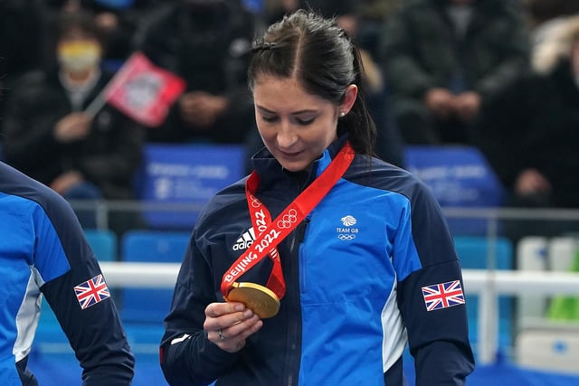 Eve Muirhead takes a moment to reflect on achieving her lifetime ambition
