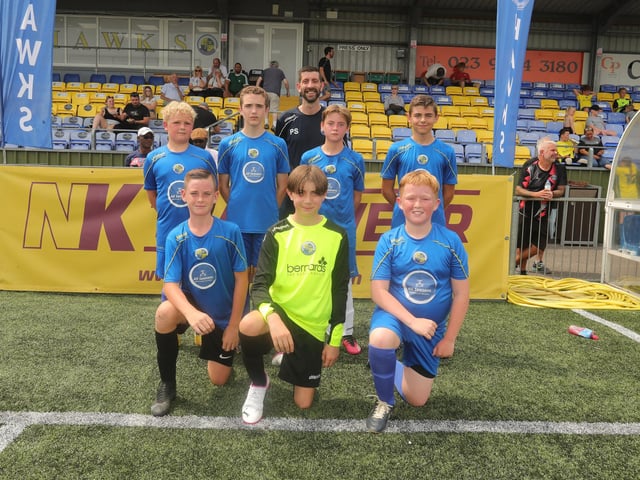 Hawks Community U12s at the Havant and Waterlooville Summer Tournament. Picture: Dave Haines