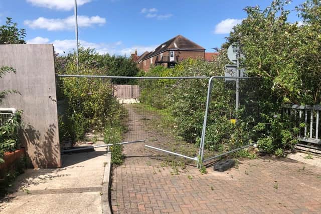 Land between Bath Lane and Tesco in Fareham, which will become 18 new homes
