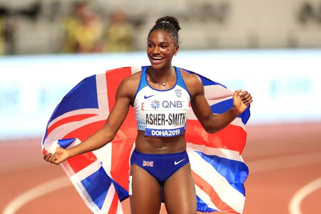 Dina Asher-Smith will be a big Team GB medal hope at the Tokyo Olympics. Pic; Mike Egerton/PA Wire.