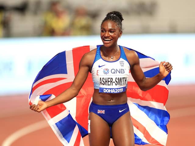 Dina Asher-Smith will be a big Team GB medal hope at the Tokyo Olympics. Pic; Mike Egerton/PA Wire.