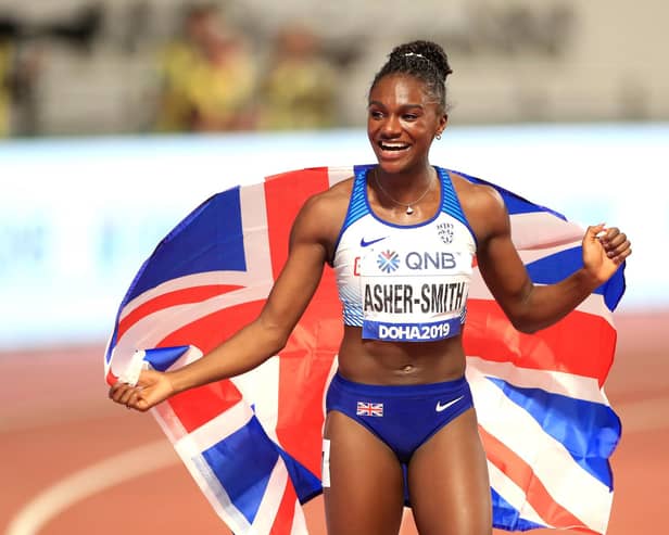 Dina Asher-Smith will be a big Team GB medal hope at the Tokyo Olympics. Pic; Mike Egerton/PA Wire.