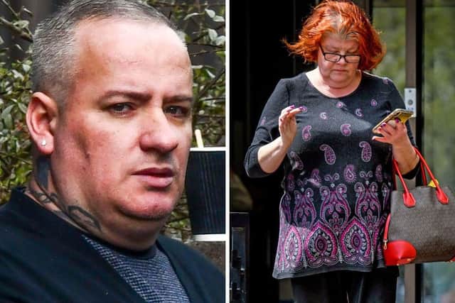 George Webb and Sarah Somerset How are on trial at Portsmouth Crown Court Pictures: Solent News and Pictures
