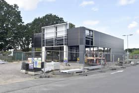 The site at Fareham Trade Park off Lederle Lane, Gosport, where Tim Horton's is being built.
Picture: Sarah Standing (200723-6844)