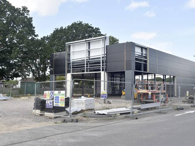The site at Fareham Trade Park off Lederle Lane, Gosport, where Tim Horton's is being built.
Picture: Sarah Standing (200723-6844)