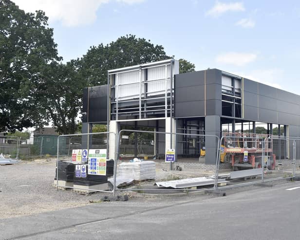 The site at Fareham Trade Park off Lederle Lane, Gosport, where Tim Horton's is being built.
Picture: Sarah Standing (200723-6844)