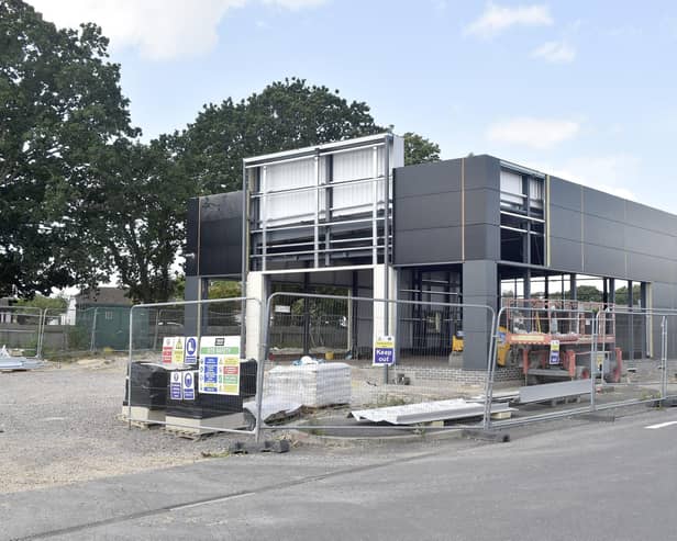 The site at Fareham Trade Park off Lederle Lane, Gosport, where Tim Horton's is being built.
Picture: Sarah Standing (200723-6844)