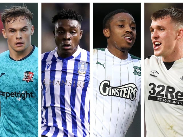 From left: Archie Collins, Fisayo Dele-Bashiru, Niall Ennis and Jason Knight.