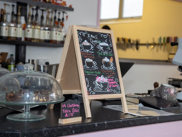 Chloe Wheeler and her family have opened a dog friendly cafe in Southsea, offering a host of dog related activities and refreshments for their owners.

Pictured - There are plenty of treats for humans too

Photos by Alex Shute