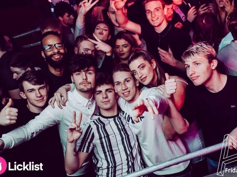 Clubbers enjoying face on the floor at Pryzm in 2020