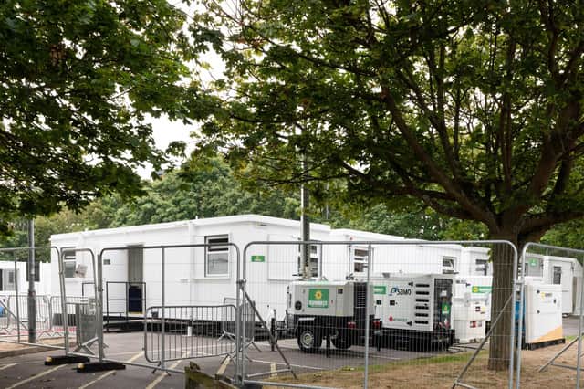 The Eldon Building car park testing site. Picture: Duncan Shepherd
