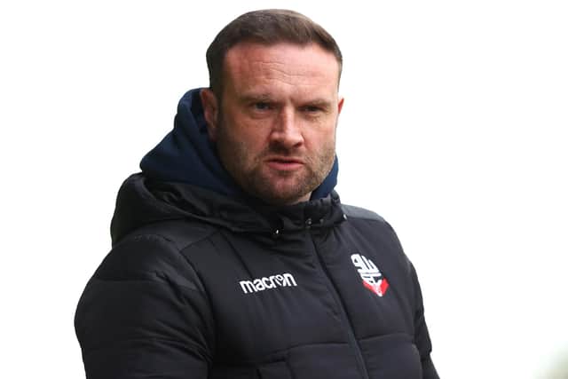 Bolton boss Ian Evatt was wanted by former Pompey manager Guy Whittinhgam back in 2013.  Picture: Michael Steele/Getty Images