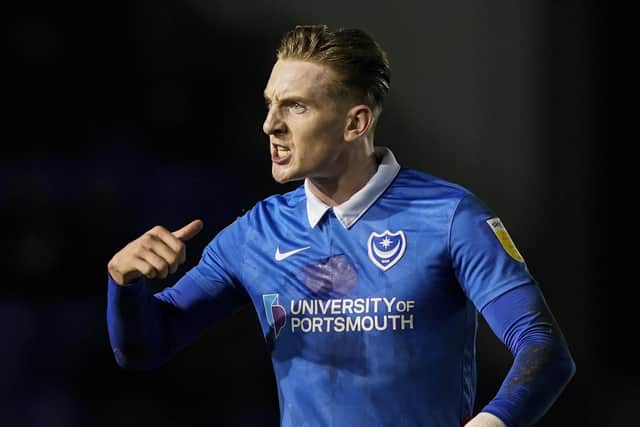 Pompey winger Ronan Curtis is back on the bench after testing positive for coronavirus
