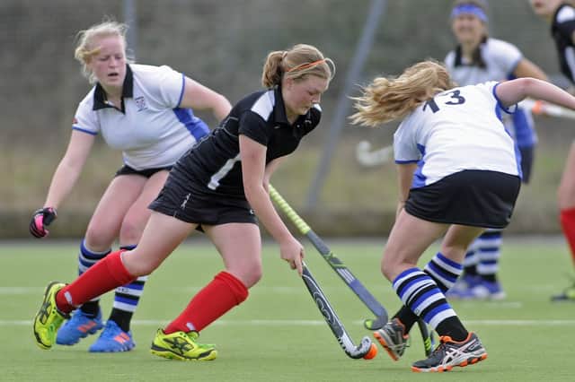 Sian Edwards (black) scored as Fareham lost 4-3 to Marlow. Picture by Ian Hargreaves