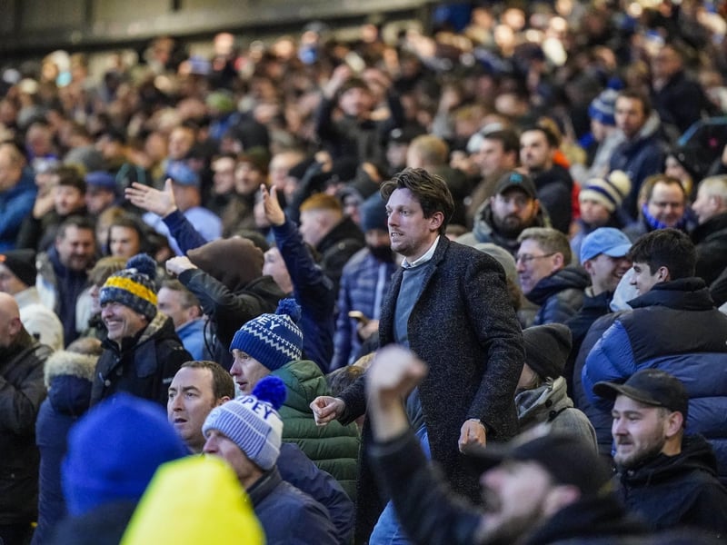 Around 1,800 Pompey fans were in raucous voice in the 1-0 victory at Port Vale.