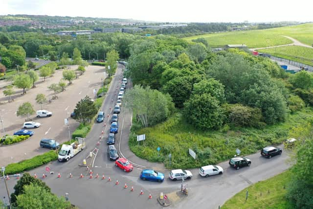 Port Solent Household Waste Recycling Centre in Portsmouth reopened on May 11 after government said local authorities should reopen tips. Picture: Mark Cox