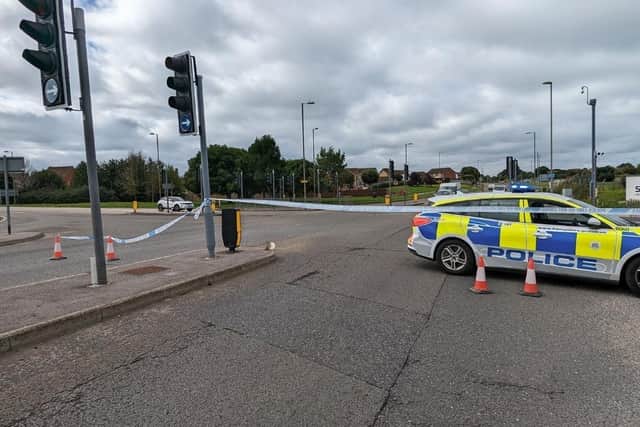 A woman in her 60s was taken to hospital after being found with serious head injuries in Broom Way.