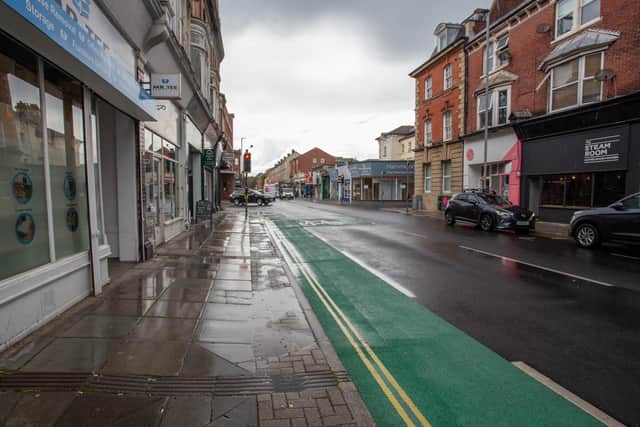 The existing non-segregated bike lane in Elm Grove in Portsmouth pictured on 28 August 2020.
Picture: Habibur Rahman