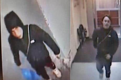 Police want to speak to this man after an arson attack at Tipton House in Warwick Crescent, Portsmouth