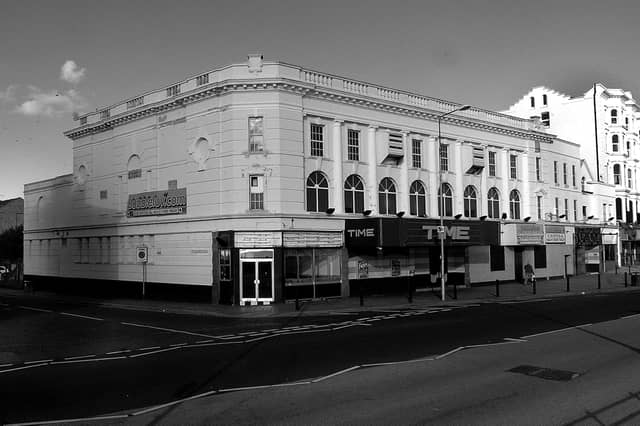 Savoy Buildings at South Parade, Southsea, situated between Clarendon Road and Alhambra Road, where a major redevelopment in planned to demolish the complex of nightclubs, bars and casino, and build 94 flats on the site. Time & Envy Nightclubs, Joanna's, Club Tiberius Casino, and apartments will be demolished. Picture: Michael Scaddan (064658-0032)