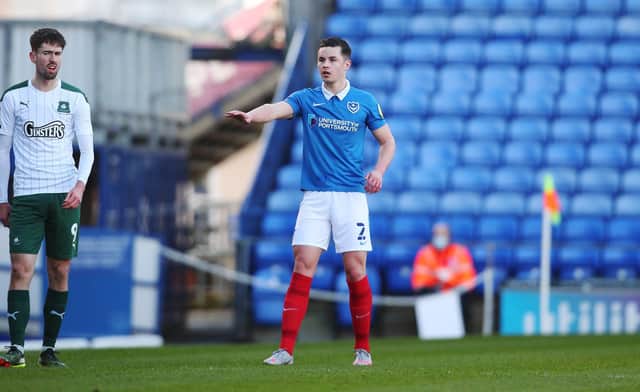 Callum Johnson is adamant Pompey's fightback against Plymouth demonstrates their character and togetherness. Picture: Joe Pepler