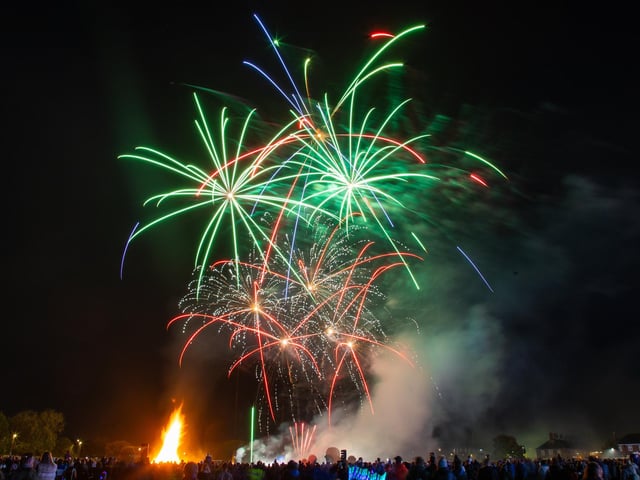 People from across the region descended onto the grounds of HMS Sultan on Thursday evening for a night of excitement, bonfire and fireworks.Pictured - HMS Sultan FireworlsPhotos by Alex Shute