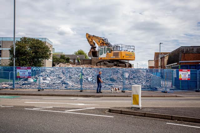 The former Unity Hall in Halbrook Road has been demolished to make way for student housing on Tuesday 1 September 2020. Picture: Habibur Rahman