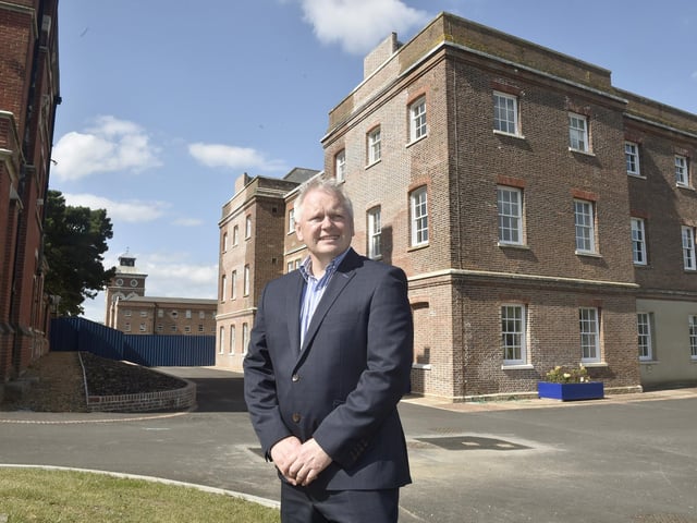 Pictured is: Pat Power, director of Haslar Developments Ltd. Picture: Sarah Standing (290824-688)