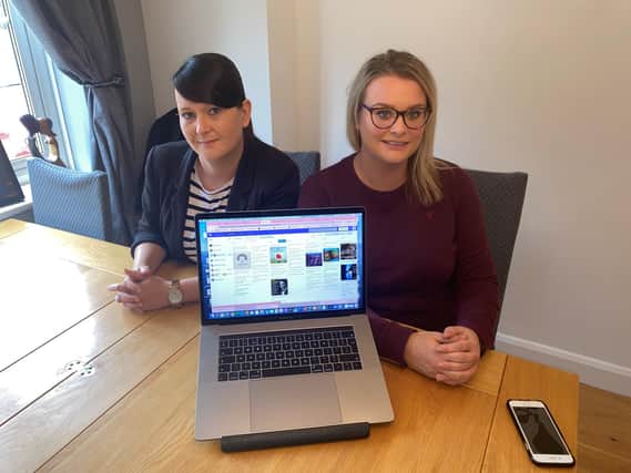 Jade Scotney and Laura Martin, who co-own Rebellion Marketing