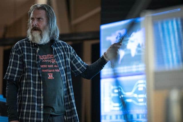 David Threlfall stars as maverick tech guru Paul 'Pev' Peveril in the new BBC drama Nightsleeper (Picture: BBC/Euston Films/Thomas Wood)