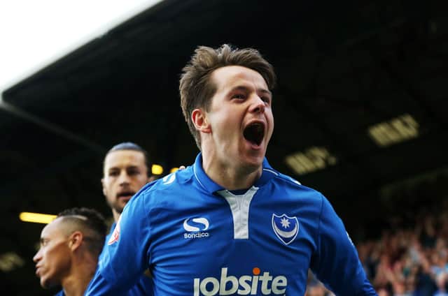 Marc McNulty was Pompey's top scorer in 2015-16 after netting 12 times following his November 2015 loan arrival from Sheffield United. Picture: Joe Pepler