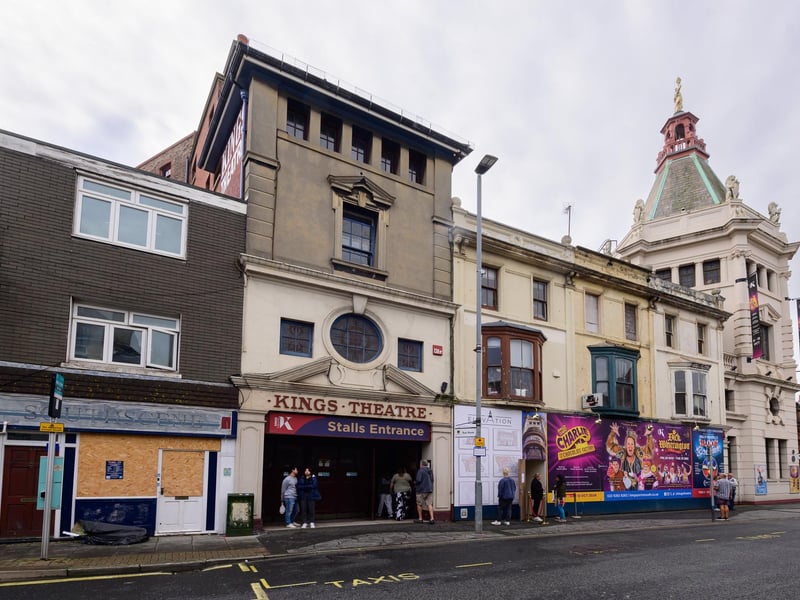Pictured is: Exterior view of view of the Kings Theatre and the area that will be restored and improved as part of the theatre's plans Picture: Keith Woodland (080921-70)