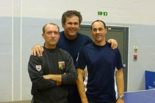 The Avenue Dodos team that beat Emsworth Oysters 9-1 (from left) Tony Dummer, Phil Stride and Keith Ginn