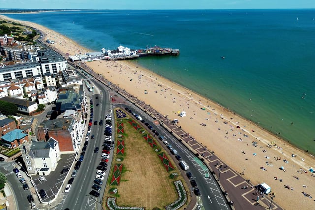 Kevin Fryer captured the glorious sunshine which basked over Portsmouth last weekend using his drone.