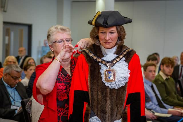 Havant Mayor, Diana Patrick and Cllr Rosy Raines Picture: Habibur Rahman