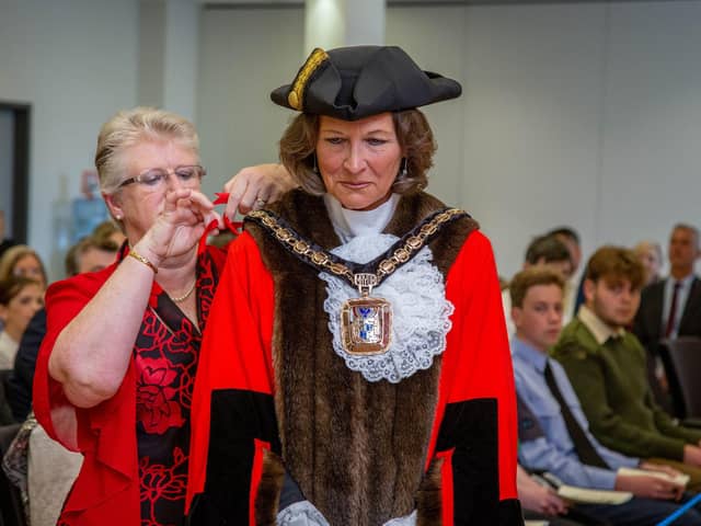 Havant Mayor, Diana Patrick and Cllr Rosy Raines Picture: Habibur Rahman