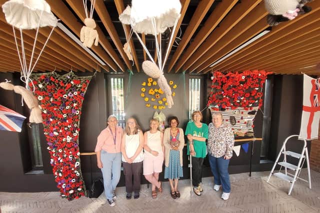 Gosport Woolly Warriors created a VE display to welcome visitors