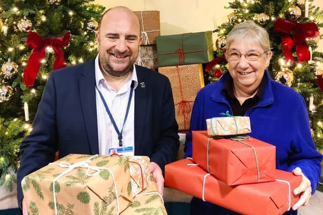 Carole Damper, Chief Executive Officer of The Roberts Centre and Leader of Portsmouth City Council, Cllr Steve Pitt.