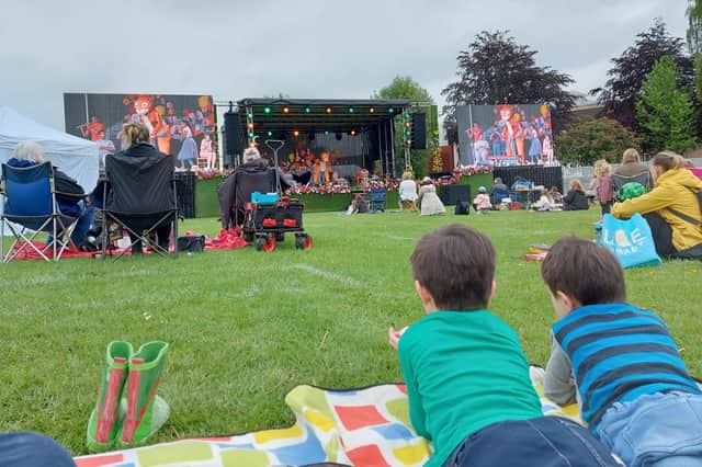 Watching Never Tickle a Tiger at Family Fun in The Park by Chichester Festival Theatre. Picture: Chris Broom