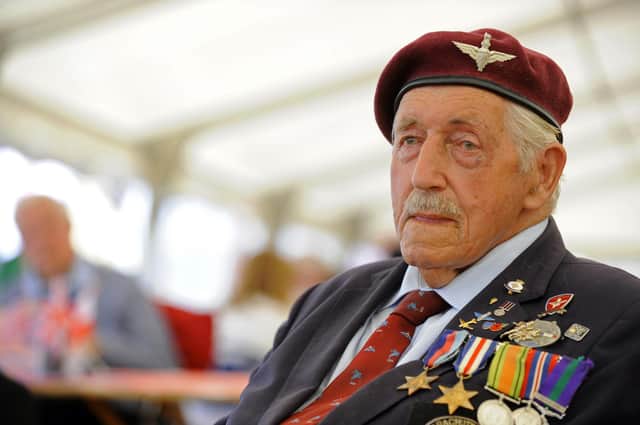 Arthur at a D-Day commemorative event in 2014.

Picture: Malcolm Wells
