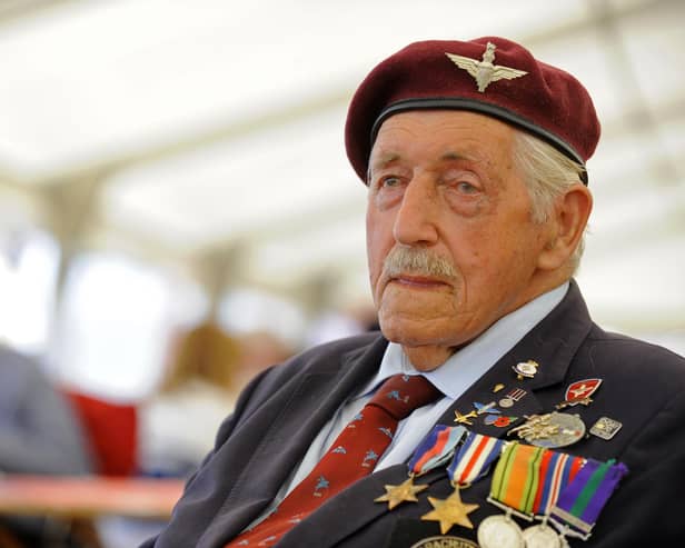 Arthur at a D-Day commemorative event in 2014.

Picture: Malcolm Wells
