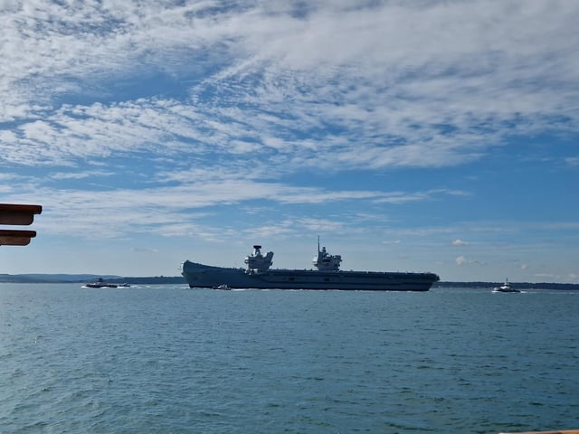 The paddle steamer Waverley sets sail from Shoreham, bound for the Isle of Wight, on September 13, 2024